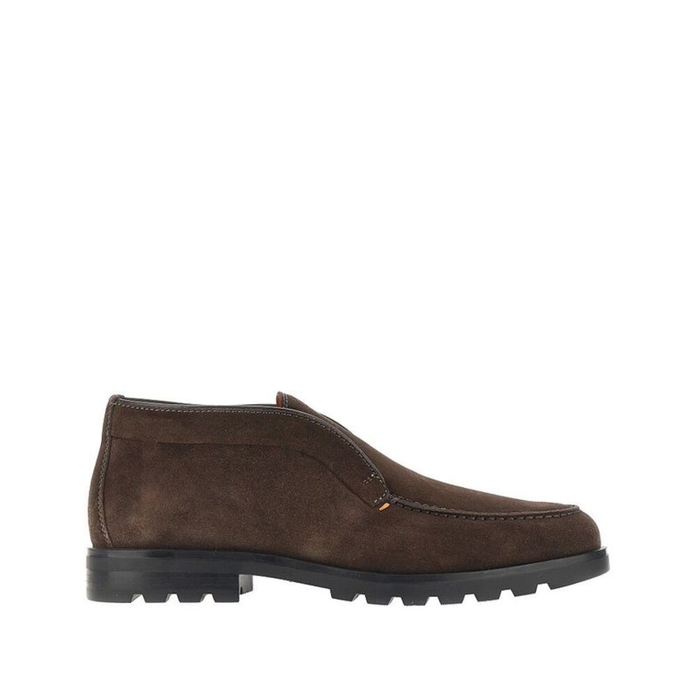 Santoni Men Suede Leather Desert Boots